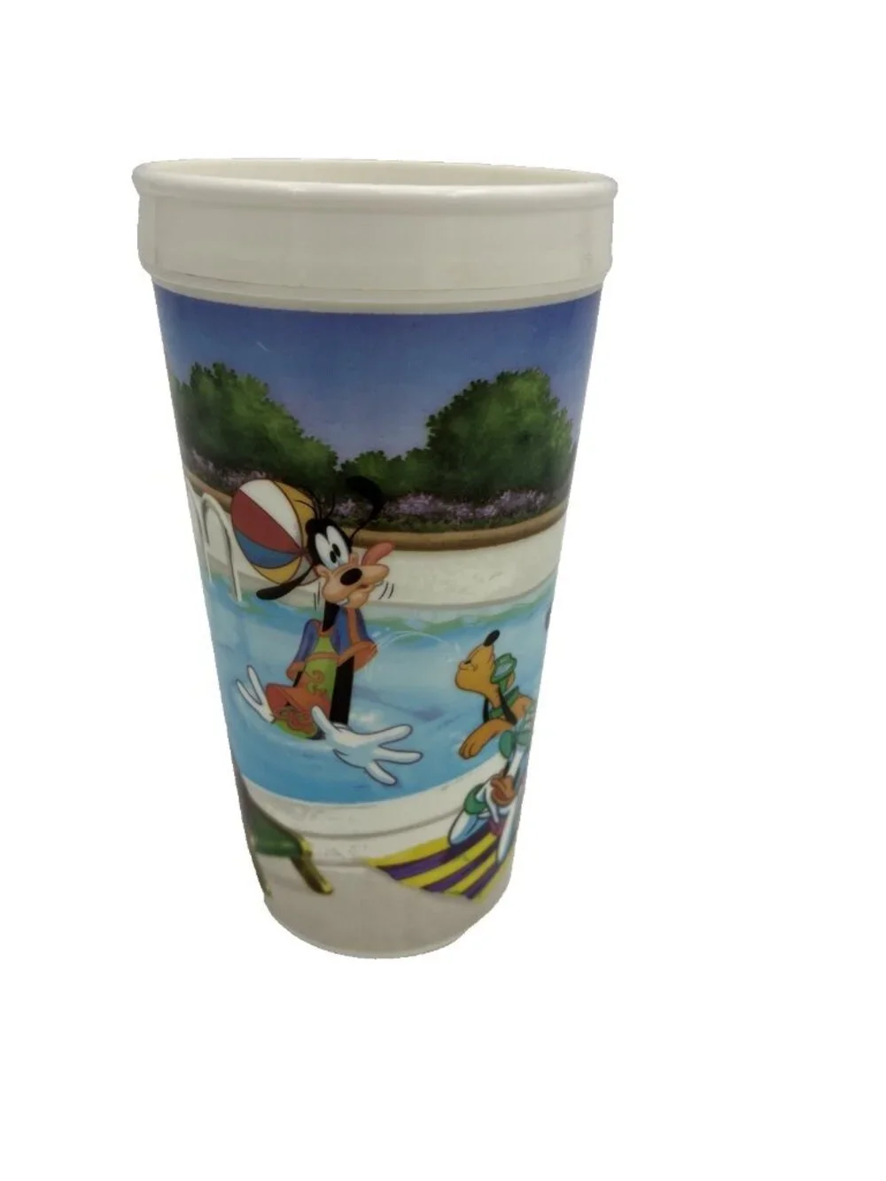 Disney Parks Mickey Minnie Donald Duck Souvenir Travel Cup Mug Black Handle